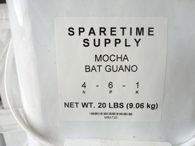 Mocha Bat Guano Label
