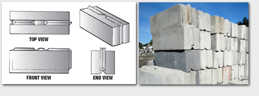 Pre-Cast Blocks Diagram